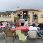 Residentes britáticos celebrando un party en un paraje rural del Almanzora.
