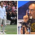 Rubi vio roja clara a Luis Suárez, a diferencia del árbitro de la SER Iturralde González.