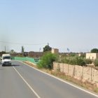 Carretera AL-3117 junto a la que está el paraje donde se ha producido el tiroteo.