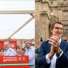 Sánchez y Feijóo, en la última campaña en Almería.