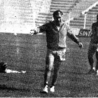 Arsenio entrenando al Almería.