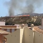 Imagen del incendio compartida por el Plan Infoca.