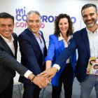 Javier García, Elías Bendodo, María del Mar Vázquez y Ramón Fernández-Pacheco.