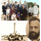 Imágenes de la familia Gandolfo Fernández en los años 30; retrato de Eustaquio Fernández, torrero en Sabinal y Roquetas.
