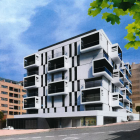 Imagen virtual del futuro bloque junto al barrio de Los Angeles.