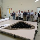 Acto del levantamiento del depósito del manto de la Virgen de las Angustias.