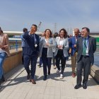 Visita a la EDAR de El Toyo de Carmen Crespo y María del Mar Vázquez
