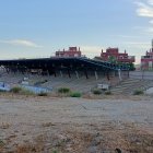 La tribuna del Juan Rojas pasará a la historia en pocos meses. Será derribada.