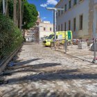 Paseo de San Luis ya con gran parte del trabajo realizado