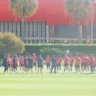 La primera charla de la semana de Rubi en el Anexo Mediterráneo.