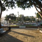 El Parque Nicolás Salmerón y la fuente de los peces.