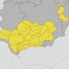 Toda Andalucía, prácticamente, esta hoy en alerta amarilla.