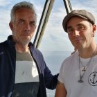 Mario Sanz, farero de Carboneras, y Edgar-Max.