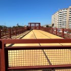Imagen de archivo del acceso al paseo peatonal del Cable Inglés.