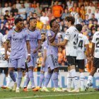 La imagen del Valencia-Real Madrid.