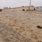 Entrada de agua a la Rambla de Albox desde la \'Meana\'.