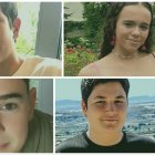 Iñigo Arboledas, Noa Vuillaume, Marcos Moreno y Roberto Tagliamonte, los cuatro estudiantes becados.