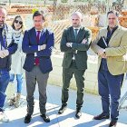 Imagen de archivo de una visita a las obras del nuevo CEIP de Almerimar.
