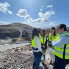 La consejera de Fomento visita las obras de conexión entre la A-7 y la Autovía del Almanzora.