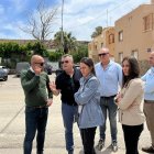 Las autoridades visitaron los lugares afectados por las lluvias para evaluar los daños.