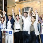 Celebración de los populares tras los resultados