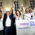 El PP de la capital celebra su victoria.