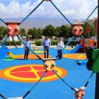 Una de las remodeladas plazas.