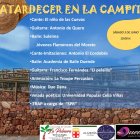 Cartel de la celebración del II Atardecer en la Campita