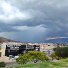 La nube que ha provocado la gran intensidad de lluvia.