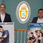 El alcalde y el concejal de festejos anuncian la programación de las fiestas del Patrón de Carboneras.