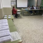 Un colegio electoral de Almería, en los pasados comicios municipales.