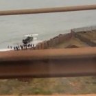 Una narcolancha desembarca en Adra