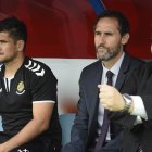 Vicente Moreno en el Mediterráneo como entrenador del Nástic de Tarragona.