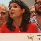 La coordinadora provincial de IU, María Jesús Amate.