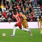 El Bilal Touré en una de sus grandes tardes frente al FC Barcelona. Gol y victoria.