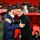 Rubi y Francisco cuando Almería y Elche se enfrentaron en la Copa del Rey.