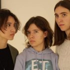 Tres alumnas del IES Carmen de Burgos de Huércal, protagonistas de esta historia.