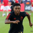 Ramazani con la Selección de Belgica Sub-21.