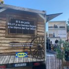 Acción promocional llevada a cabo en el centro de la ciudad.