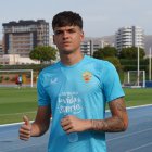 Bruno Iribarne en el entrenamiento de este domingo.