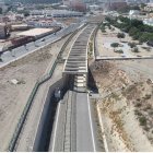 Primera fase de las obras del soterramiento