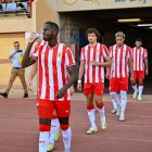 El equipo saliendo a Santo Domingo en el primer amistoso de la pretemporada.