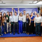 Foto de familia tras el triunfo del PP de Almería este 23-J.