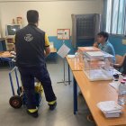 Imagen captada el pasado domingo en un colegio electoral.