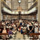 Misa de despedida a los miembros de la expedición que irá a la JMJ de Lisboa desde Almería.