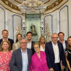 Los galardonados con las Medallas del Patronazgo de la Virgen del Saliente.