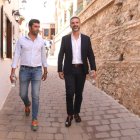 El alcalde de Mojácar junto al consejero de Sostenibilidad.