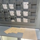 Papeletas en la jornada electoral del 23-J.
