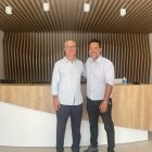 El prestigioso traumatólogo, Pedro Luis Ripoll y el doctor del Almería, Diego Maziel.