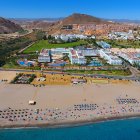 Urbanización de Marina de la Torre, en Mojácar, donde se ubican varios hoteles, viviendas y campo de golf.